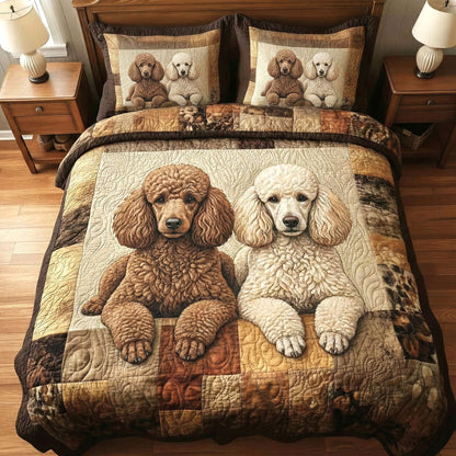Pawfect Duo 3-Piece Quilted Bedding Set GFTONT6608
