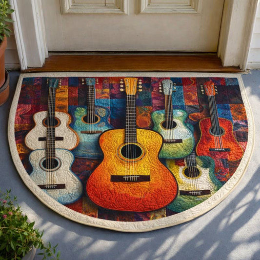 Acoustic Guitar Quilted Welcome Mat GFTONT6621