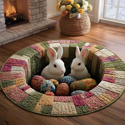 Easter Bunnies Quilted Round Mat GFTONT6628