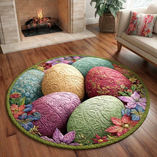 Easter Eggs Quilted Round Mat GFTONT6630