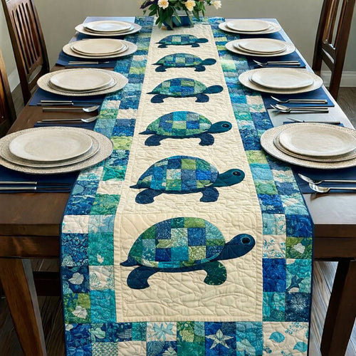 Sea Turtles Quilted Table Runner GFTONT6656
