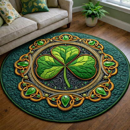 Shamrock Quilted Round Mat GFTONT6668