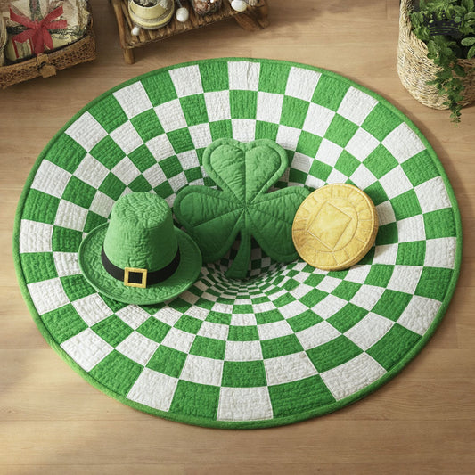 St Patrick Day Quilted Round Mat GFTONT6669
