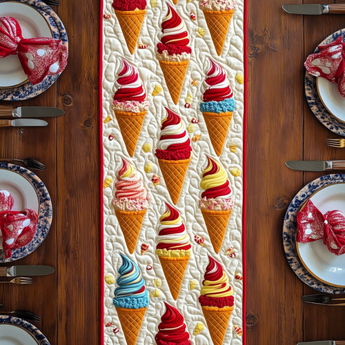 Summer Swirl Quilted Table Runner GFTONT707