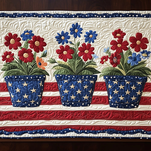 American Bloom Quilted Table Runner GFTONT833