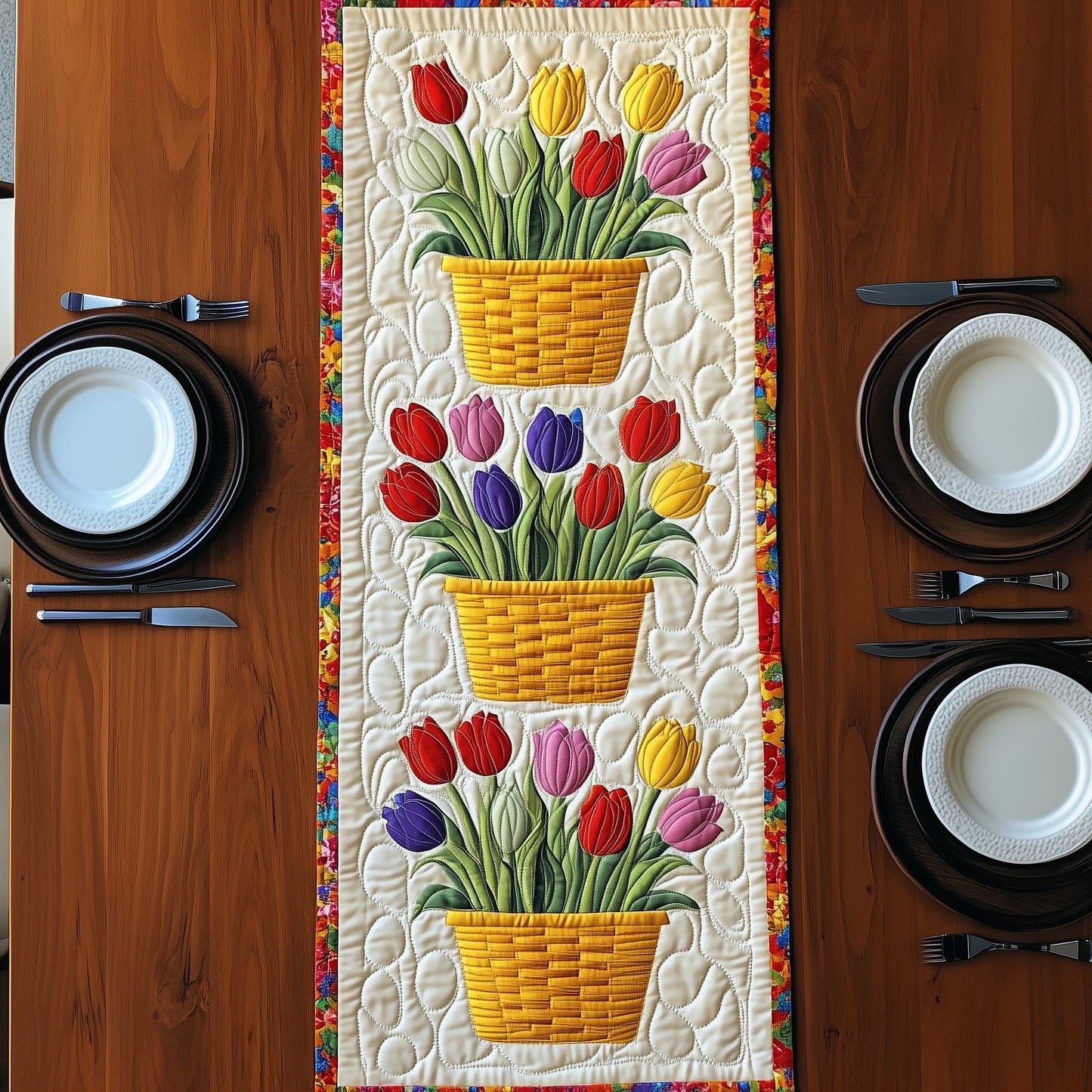 Tulip Quilted Table Runner GFTONT889