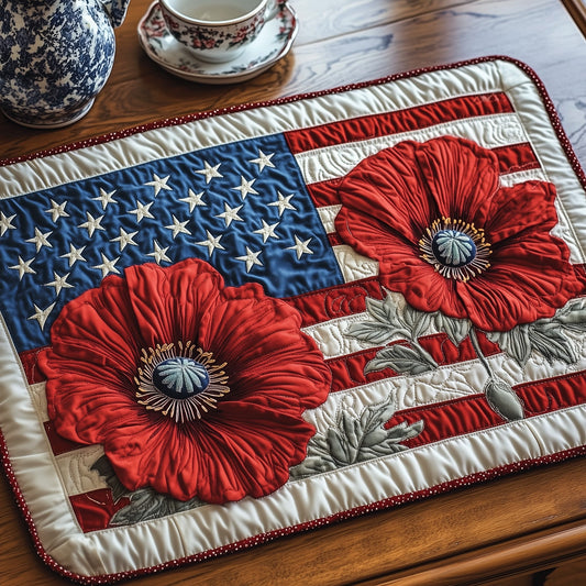 Patriot Petal Quilted Placemat GFTONT933
