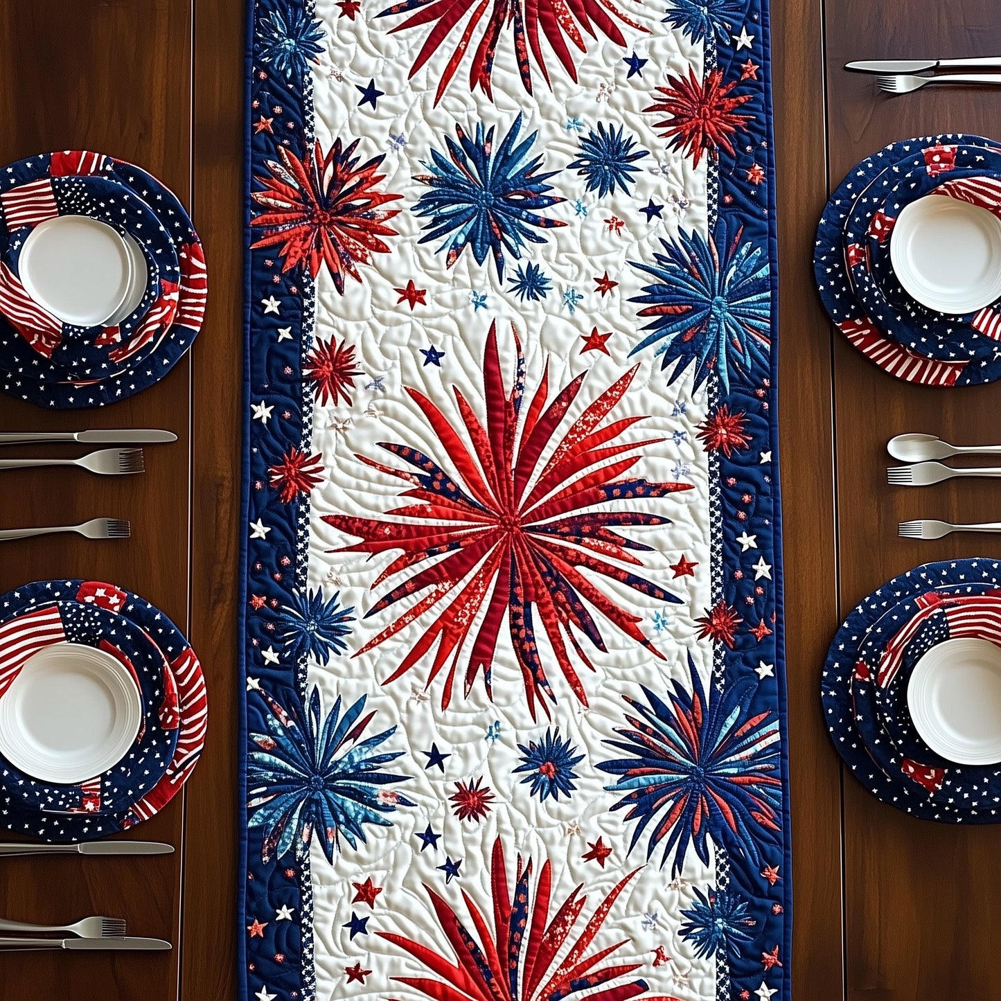 Liberty Sparks Quilted Table Runner GFTONT993