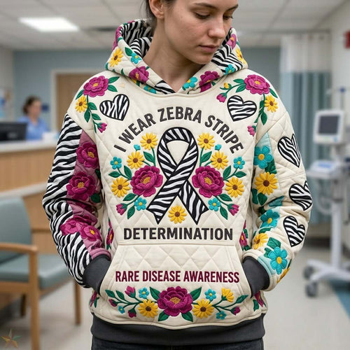 Zebra Ribbon Statement Hoodie GFTONTD2172