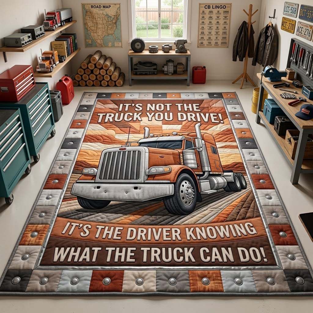 Driver Knows The Machine Area Rug GFTONTD2204
