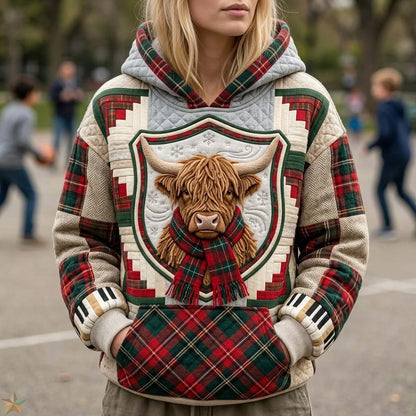 Highland Tartan Winter Hoodie GFTONTD2233