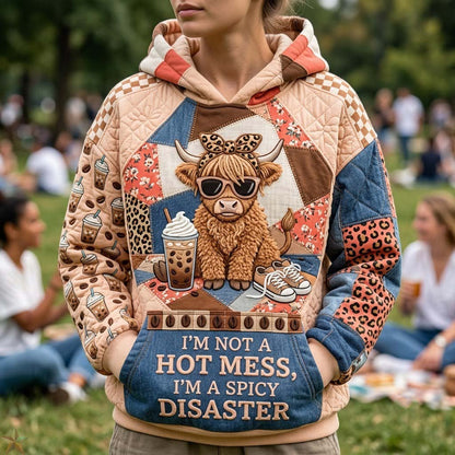 Spicy Disaster Highland Cow Hoodie GFTONTD2234