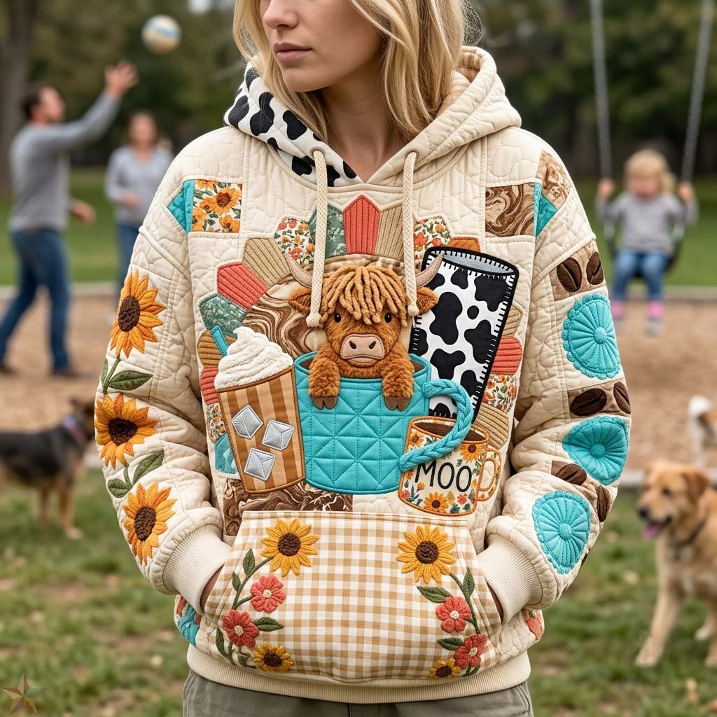 Moo Coffee Western Garden Hoodie GFTONTD2238