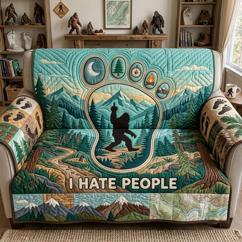 I Hate People Quilted Sofa Cover GFTONTD2249