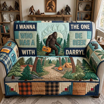 I Wanna Be The One Quilted Sofa Cover GFTONTD2250