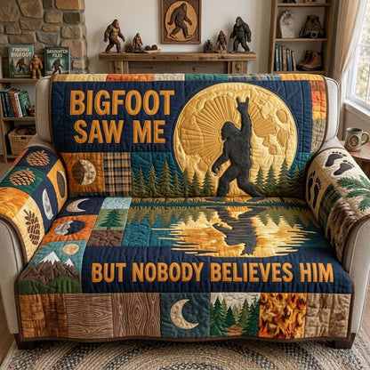 Bigfoot Saw Me Quilted Sofa Cover GFTONTD2251