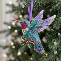 Throat Hummingbird Christmas Mica Ornament GFTONTD2264