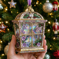 Hummingbird Lantern Christmas Mica Ornament GFTONTD2265