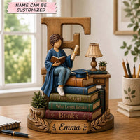 Graduation Reading Keepsake Wooden Block 3-Layers QTCUZ GFTONTD2283