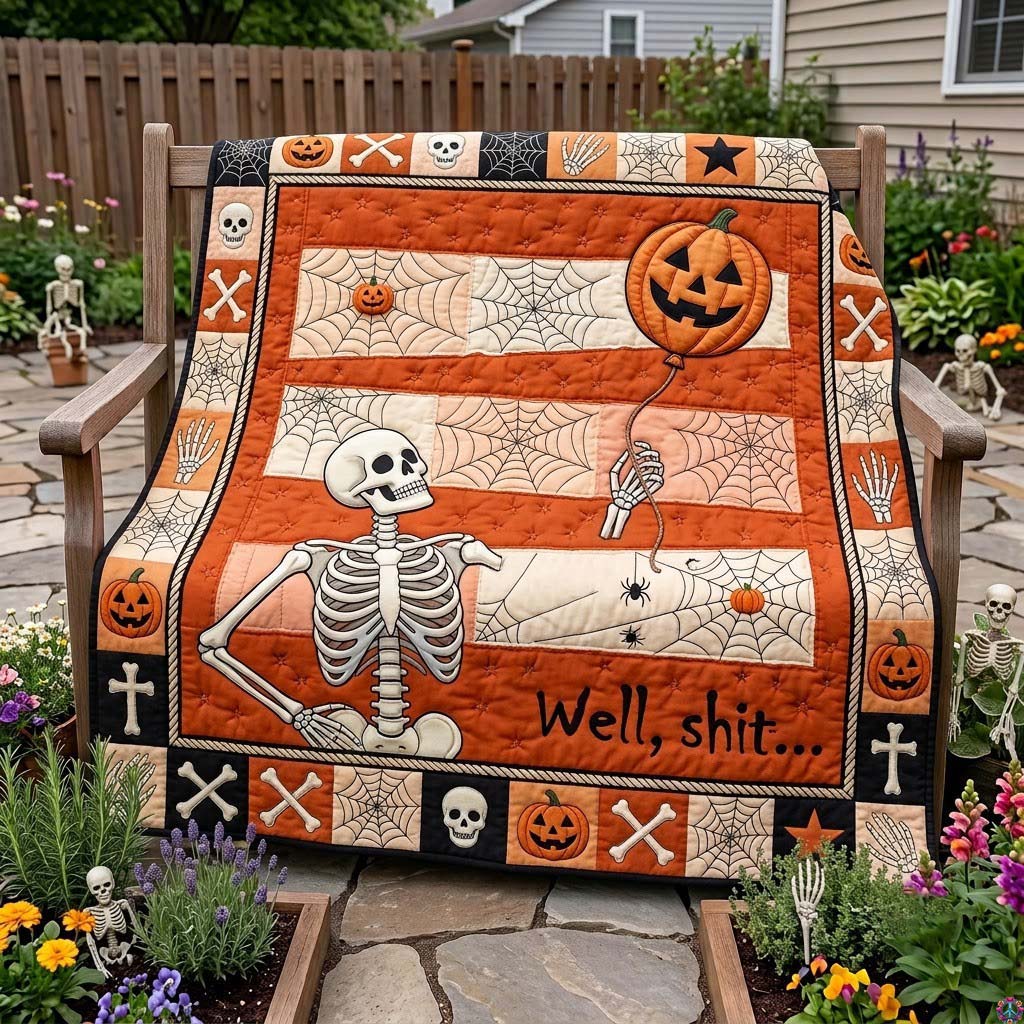 Cozy Little Haunts Quilted Blanket GFTONTD2362