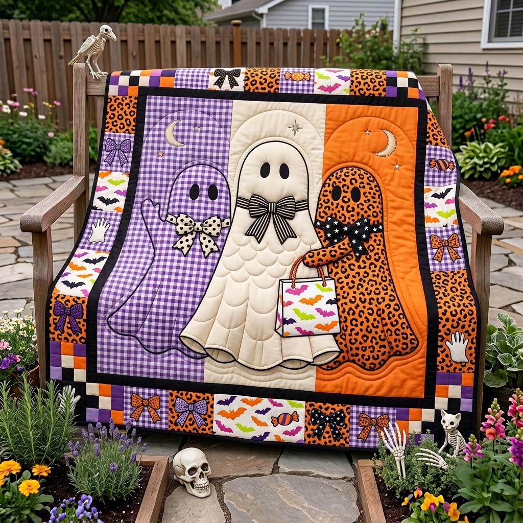 Cozy Little Haunts Quilted Blanket GFTONTD2367
