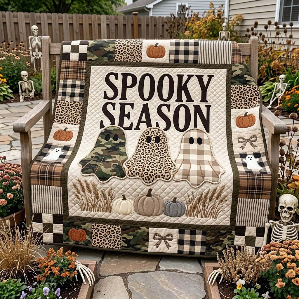 Cozy Little Haunts Quilted Blanket GFTONTD2368