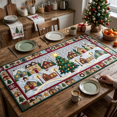 Christmas Magic Quilted Table Runner GFTONTD2374