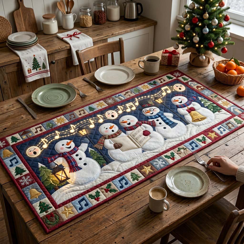 Christmas Magic Quilted Table Runner GFTONTD2376