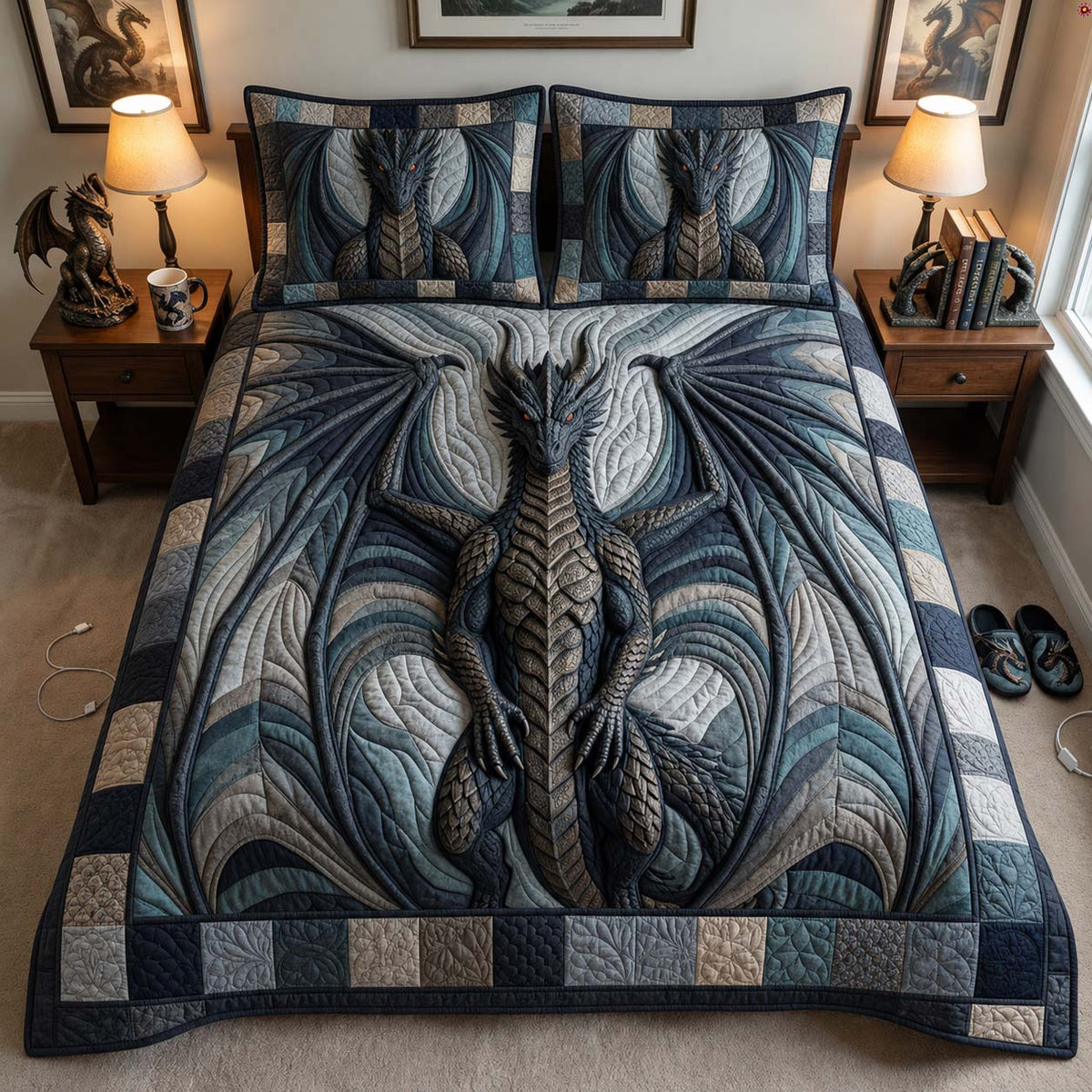 Wing of Dominion 3-Piece Quilted Bedding Set GFTONTD2380