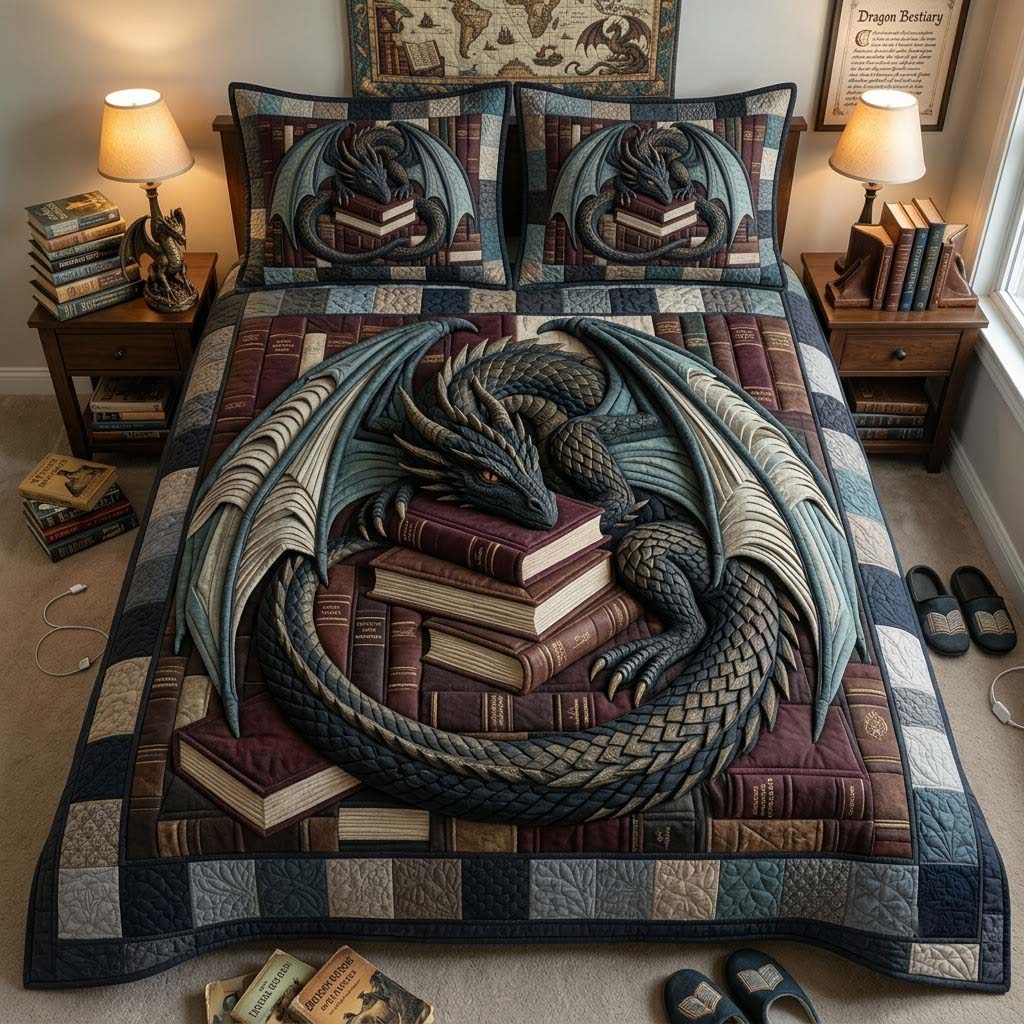 Wing of Dominion 3-Piece Quilted Bedding Set GFTONTD2383
