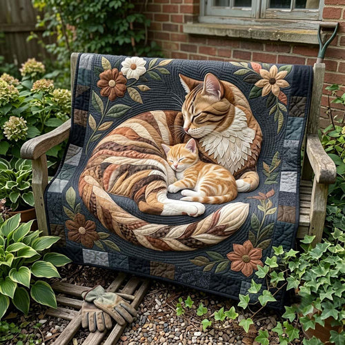 Whiskers in Stitches Quilted Blanket GFTONTD2388