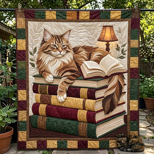 Whiskers in Stitches Quilted Blanket GFTONTD2390