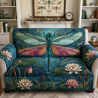 Wings of Tranquility Quilted Sofa Cover GFTONTD2413