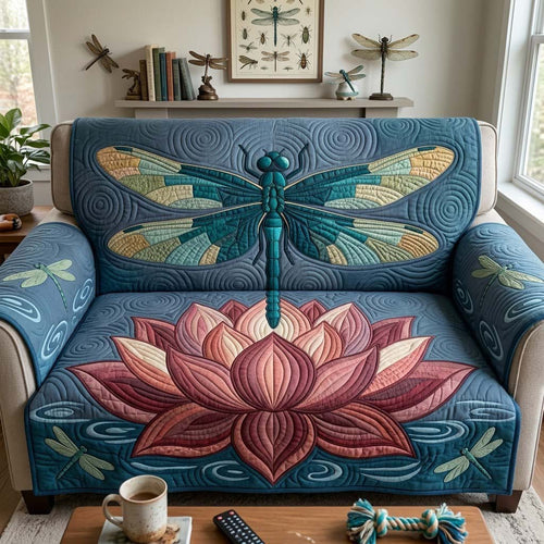 Wings of Tranquility Quilted Sofa Cover GFTONTD2416