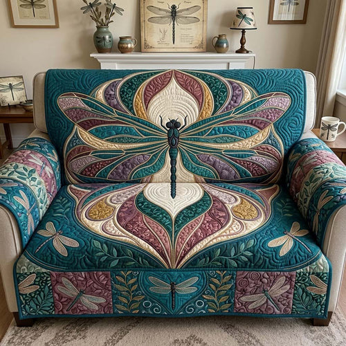 Wings of Tranquility Quilted Sofa Cover GFTONTD2418
