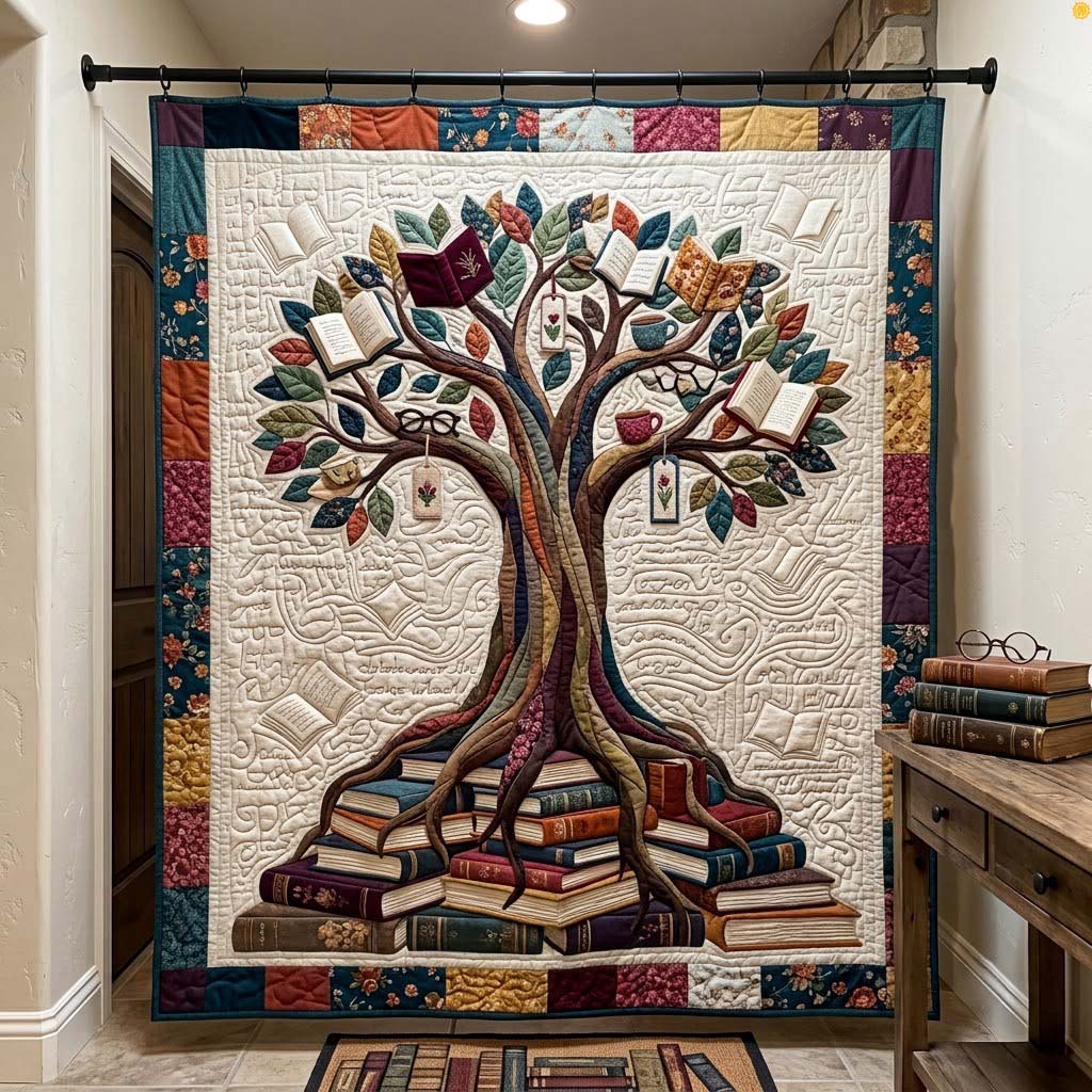 Where Stories Grow Quilted Blanket GFTONTD2467