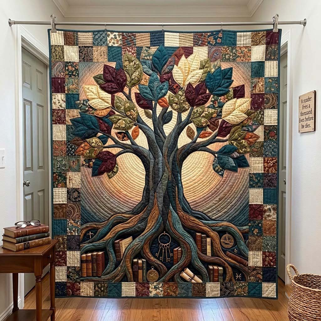 Where Stories Grow Quilted Blanket GFTONTD2471