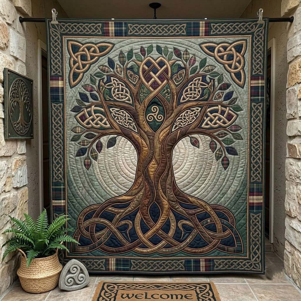 Tree of Life Quilted Blanket GFTONTD2476