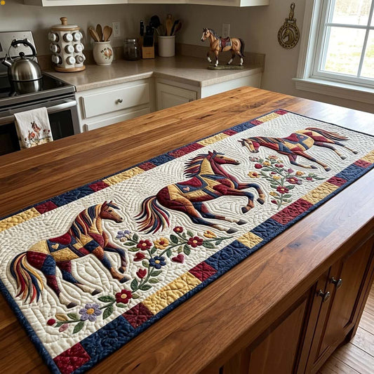 Saddle And Bloom Quilted Table Runner GFTONTD2502