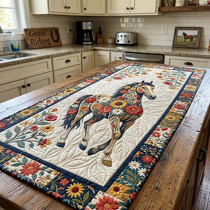 Saddle And Bloom Quilted Table Runner GFTONTD2503