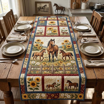 Saddle And Bloom Quilted Table Runner GFTONTD2504