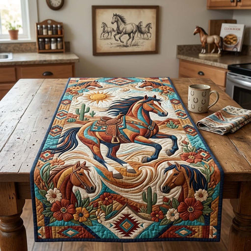 Saddle And Bloom Quilted Table Runner GFTONTD2506