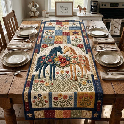 Saddle And Bloom Quilted Table Runner GFTONTD2508