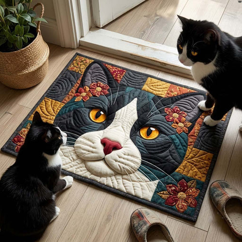Whiskered Blooms Doormat GFTONTD2517