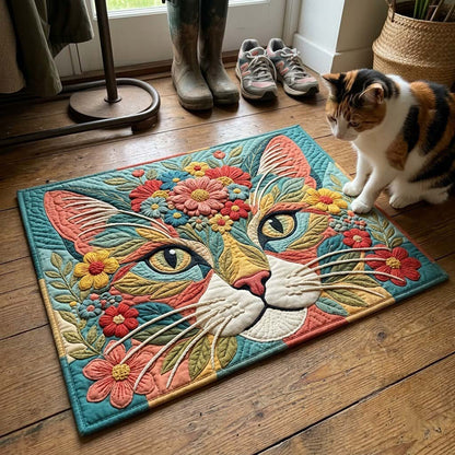 Whiskered Blooms Doormat GFTONTD2518