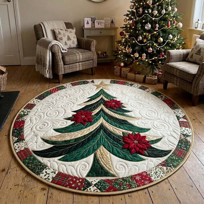 Evergreen Elegance Quilted Round Mat GFTONTD2550