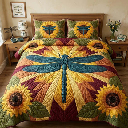 Wings of the Garden 3-Piece Quilted Bedding Set GFTONTD2572