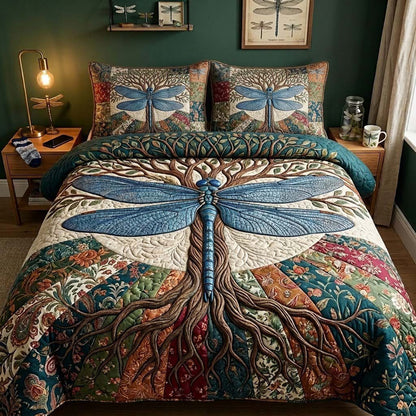 Wings of the Garden 3-Piece Quilted Bedding Set GFTONTD2574