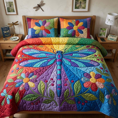 Wings of the Garden 3-Piece Quilted Bedding Set GFTONTD2575