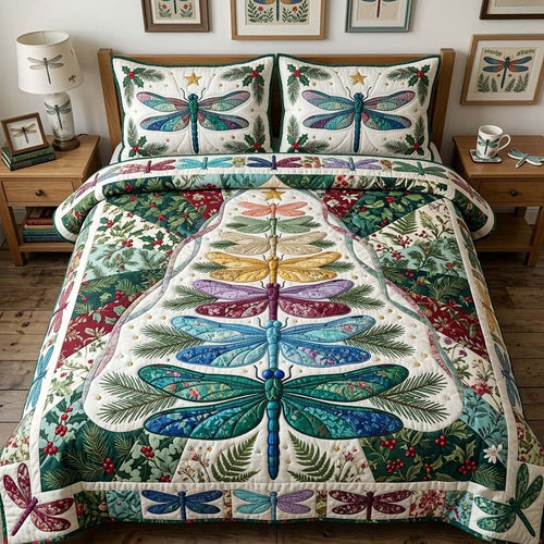 Wings of the Garden 3-Piece Quilted Bedding Set GFTONTD2576